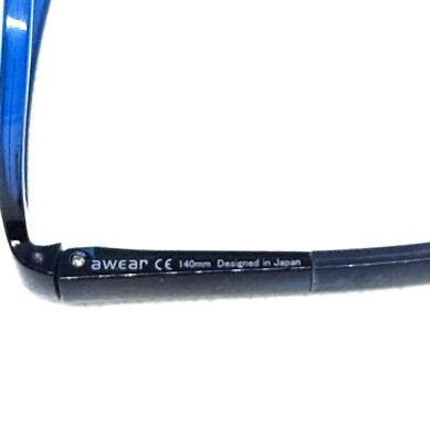 AWEAR CHARMANT CC3708 BLUE FLEX COOL LENSES EYEGLASSES 51-18  display picture 1