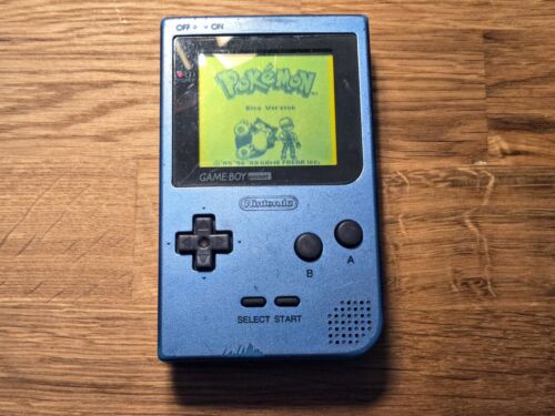 Nintendo Game Boy Pocket MGB-001 Limited Edition Ice Blue Tested & Working! - Picture 2 of 9