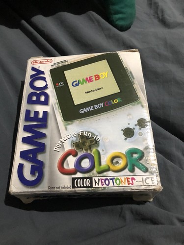 Gameboy Color Neotones Ice *BOX ONLY* Nintendo | eBay Australia