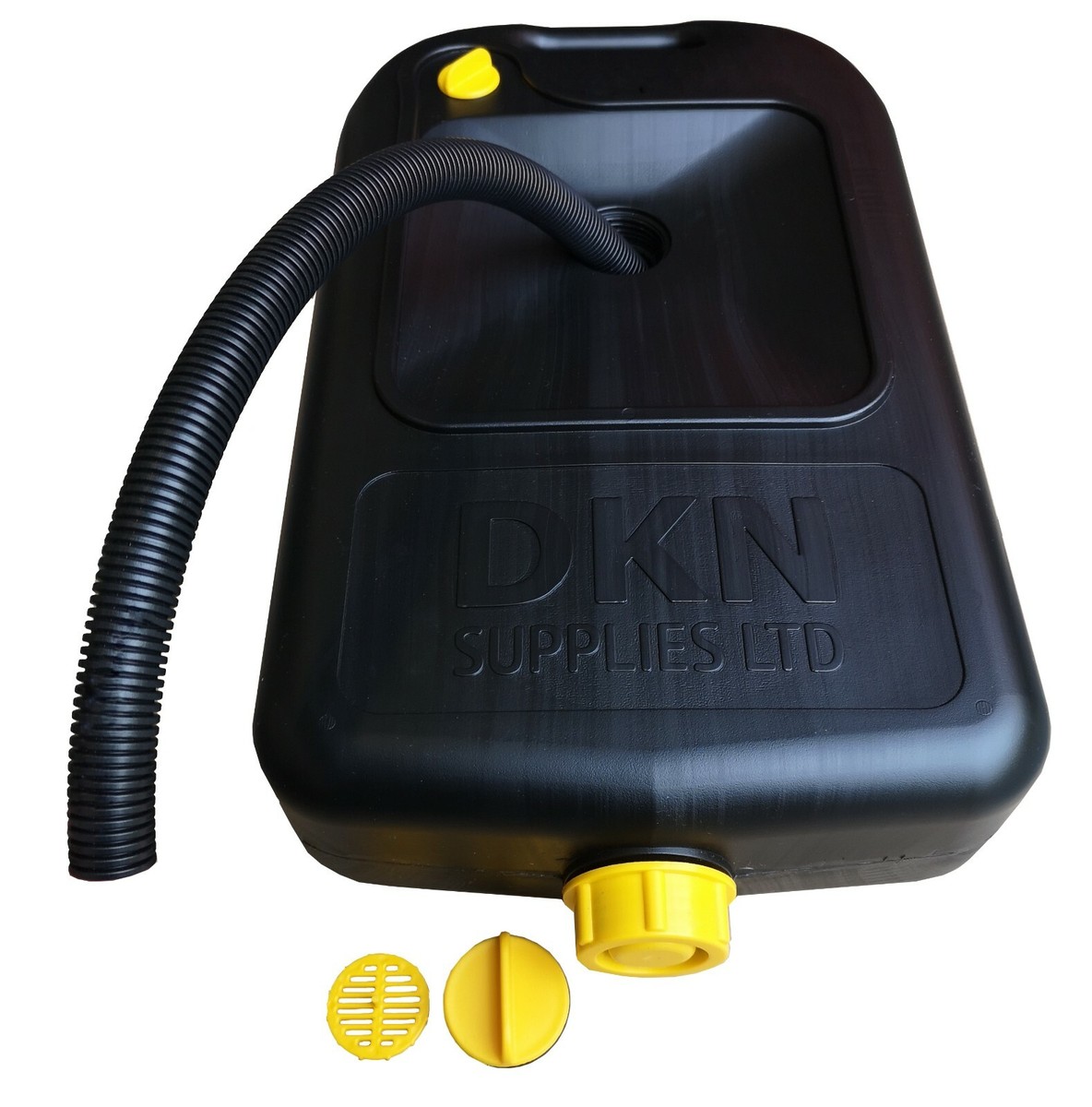 DKN LEISURE 10L Black Waste Water Container With Flexible Hose For Motorhomes 66245 - View #2