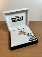 Disney Mickey Mouse The True Original 90 Year Anniversary Dream Necklace In Box