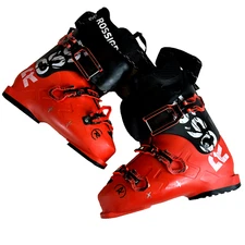 Rossignol Evo Rental Easy Entry Black Red Men's Ski Boots 318mm, Sz 275 (Mondo)