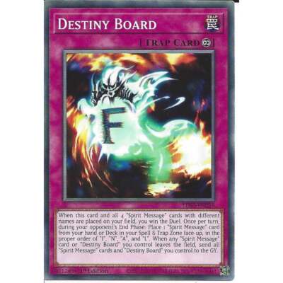 トラップカード Destiny Board 1st Edition 旧アジア Destiny Board LDS3-EN018 1st Edition Common :YuGiOh Trading