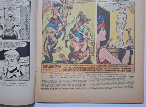Wonder Woman #159 Secret Origin of Wonder Woman /Ross Andru cover DC Comics 1966 - Picture 22 of 24
