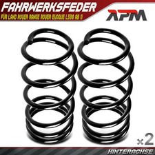 2x Federn Fahrwerksfeder Hinten für Land Rover Range Rover Evoque L538 ab 2011