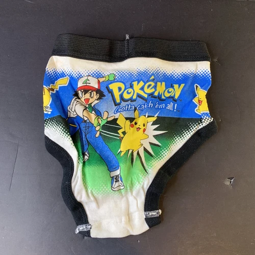 サイズ 6 男の子用 フルーツオブザルーム ファンパル ポケモン ブリーフ 下着 VTG 1999 レア - 画像11/11