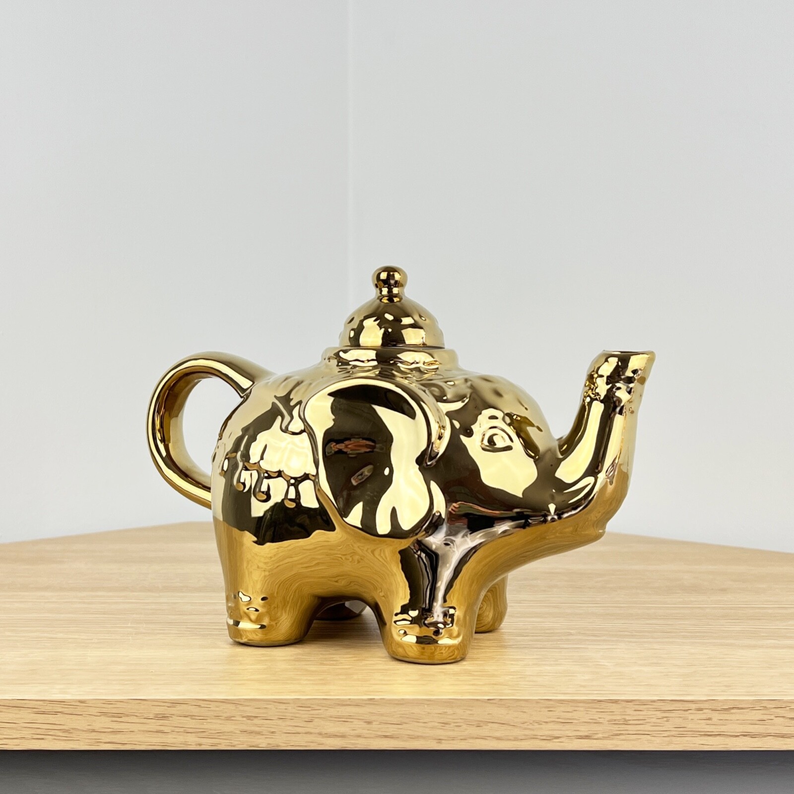 BIA Cordon Bleu Decorative Teapot Gold Elephant Novelty Teapot BIA
