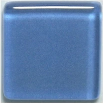 Powder Blue Glass Mosaic Tile Pieces - 50 Tiles - 3/8 inch - Mixed Media Art