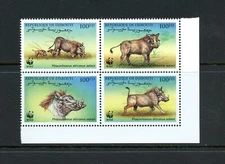 Y471  Djibouti  2000   fauna warthogs  block     MNH