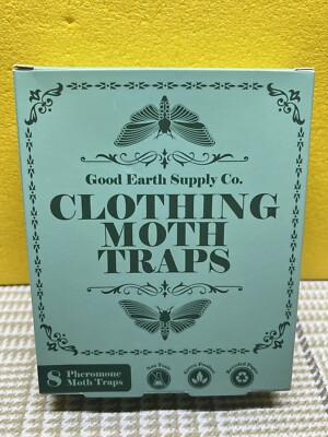Clothing Moth Traps Eco Friendly with Pheromone Attractants | Pack of 8