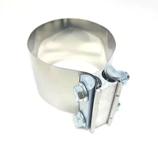 Exhaust Clamp Sleeve Coupler 4" Butt Joint Band Stainless Steel T-304 Quality
