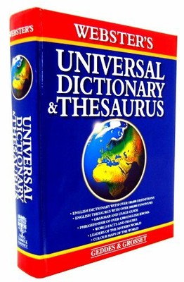 Webster's Universal Dictionary and Thesaurus by  1842051881 FREE Shipping