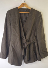LAFAYETTE 148 New York Women's Wool Wrap Blazer Sz 6P Office Old Money Career