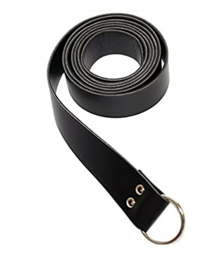 Peasants Medieval Ring Belt - Medieval Accessory - Leather Ring