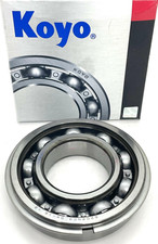 KOYO 6208 NR C3 BALL BEARING, OPEN TYPE, NO SEALS SNAP RING 40x80x18mm