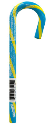 7x XL STARBURST 'Blue Raspberry' Candy Canes Zuckerstangen a 28 gr =196 gr USA