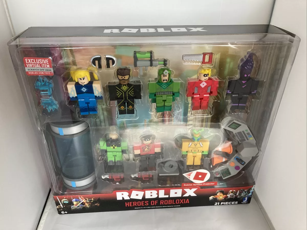 Roblox Action Collection - Heroes of Robloxia Playset [Includes Exclusive  Virtual Item] 