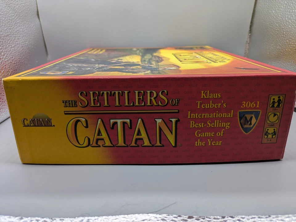 Jogos de tabuleiro Mayfair Settlers of Catan (4ª edição, 2ª) com 5-6 jogadores estendidos muito bom estado+/quase perfeito - Imagem 3 de 4