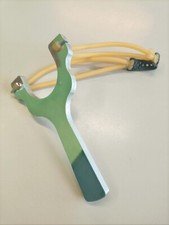 Fionda da caccia, strumento da lancio, fatta a mano con elastico tiro sfere