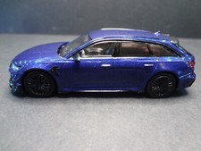 Mini GT ABT Audi RS6-R Avant Navarro Blue Metallic - 1:64 in box no plastic pkg