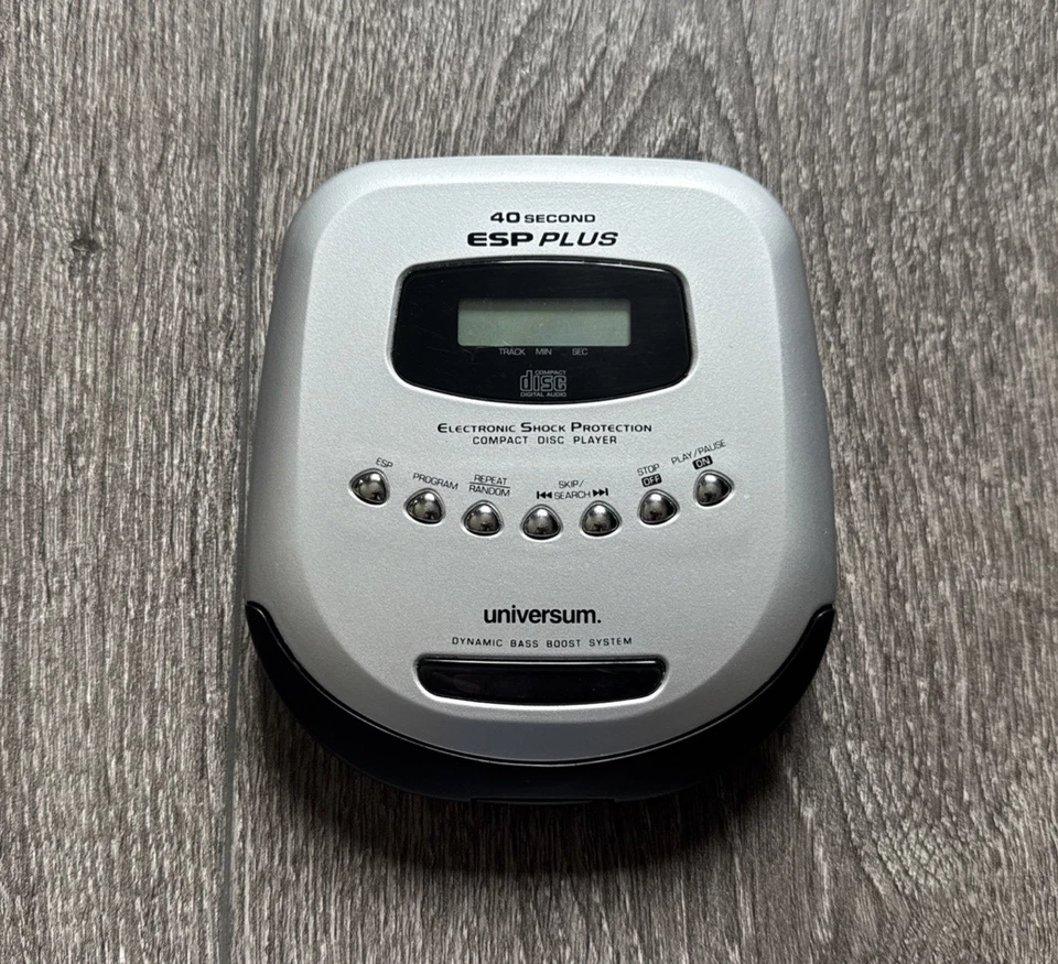 Universum CD Player Discman Silber