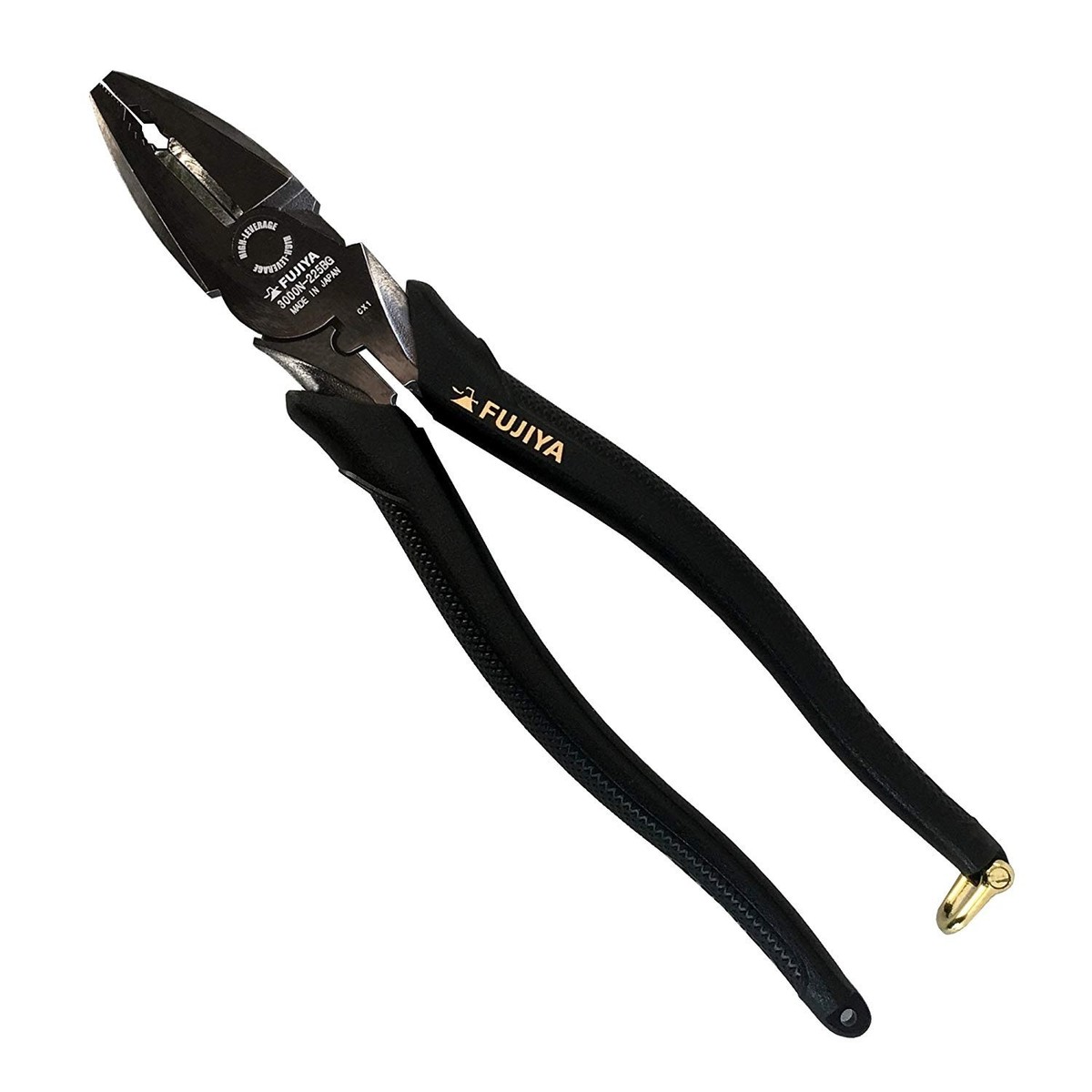 FUJIYA HIGH-LEVERAGE SIDE CUTTING PLIERS (225mm) 3000N-225BG