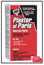 DAP Plaster of Paris, Sets In 20 To 30 Minutes - 4 Lbs., - BUY MORE & SAVE!!!