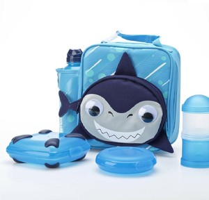 shark bookbag with lunch box