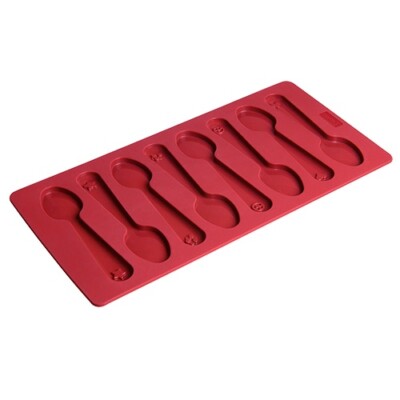Lurch 83070 FlexiForm Kaffeelöffel 8fach / Backform für Schokolade oder Kekse