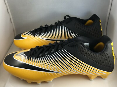Nike Vapor Speed 2 TD PF Football Gold/Black Molded Cleats  display picture 2