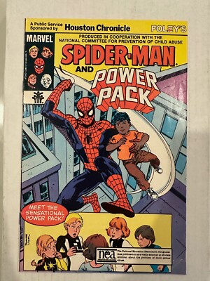 Spider-Man and Power Pack   Comic Book  1st App Skip Westcott