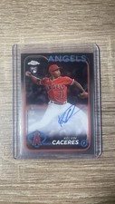 2024 Topps Chrome - Rookie Autographs #RA-KC Kelvin Caceres (AU, RC)