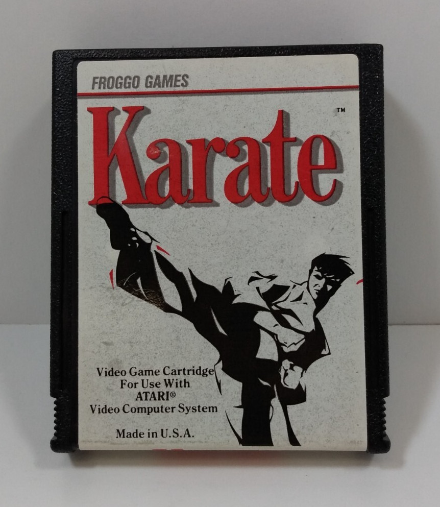 Karate (Atari 2600, 1987) Authentic Cartridge Only