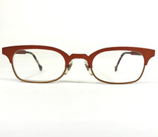 Vintage la Eyeworks Eyeglasses Frames SWELL 416455 Orange Gold 45-23-135