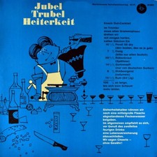7" FRANZ GROTHE / ANDREAS HARTMANN Jubel Trubel Heiterkeit Nr.3 BERTELSMANN 1962
