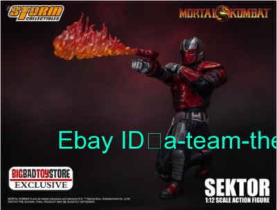 Storm Toys Mortal Combat Red Machine Ninja SEKTOR 1/12 Male