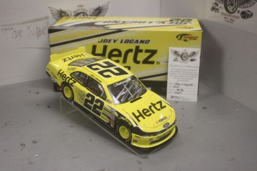 2013 Joey Logano Hertz 1/24 Action NASCAR Diecast Autographed - Picture 1 of 2