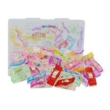 Sewing Clips for Fabric and Quilting, 40pcs Embroidery Clips of Sewing 