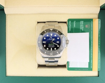 2019 Rolex Deepsea Sea-Dweller 126660 James Cameron SS Oyster With Papers 43mm