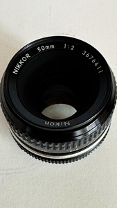 NIKKOR 50mm f/2 Standard Lens Manual Focus Nikon F Mount for Nikon