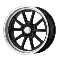 American Racing Vintage Vn510 Draft 18x8 5x4.75 Black Diamond Cut Wheel 18 0mm