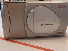 Olympus CAMEDIA D-520 Zoom 2.0MP Digital Camera Metallic Silver Tested Works