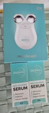 My Derma Dream MicroSculpt Microcurrent Facial Sculpting Device+ 2 Serums New