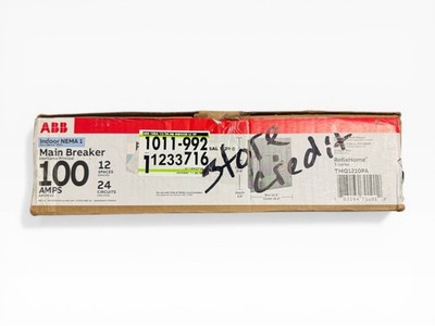 GE TMQ1210PA 100A 12-Space 24-Circuit Indoor Main Breaker Load *READ*