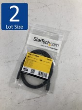 LOT OF 2 NEW Startech.com 1M/3FT USB 3.1 Type...