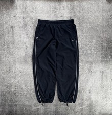 Nike Track Nylon Pants Drill Y2k Streetwear Vintage Size XXL Drawstings