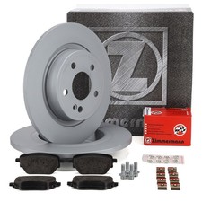 ZIMMERMANN Bremsscheiben Ø 295mm + Beläge für MERCEDES W/V177 W247 C/X118 hinten