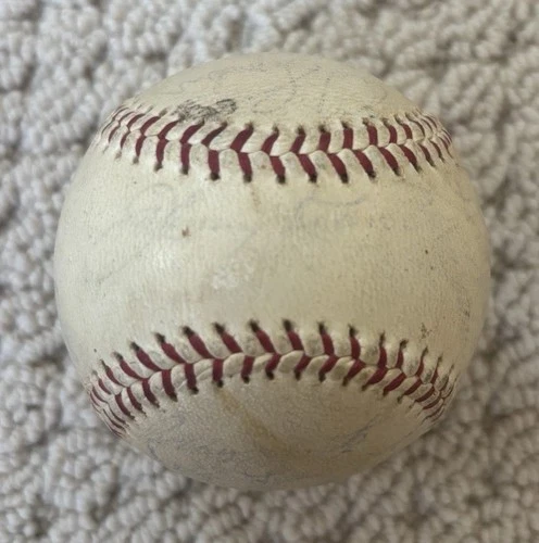 1968 St. Louis Cardinals Team Signed Baseball JSA Auto Stan Musial Curt Flood