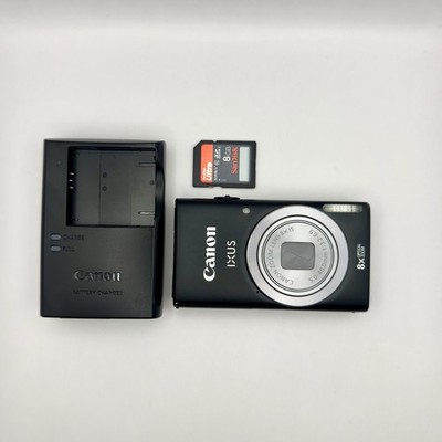 Canon IXUS 132 Digitalkamera Schwarz + Zubehörpaket SD - selten benutzt Top!