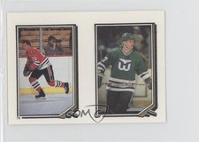 1987-88 O-Pee-Chee Album Stickers Al Secord Doug Jarvis #207-74 0a1